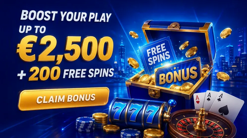 Casino bonus icons with coins and free spins symbol