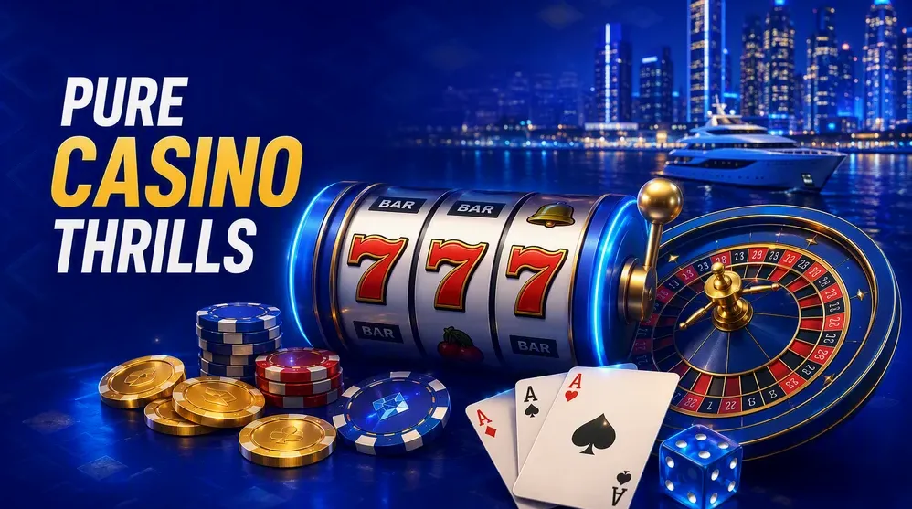 Casino dashboard showing A$ balance icons