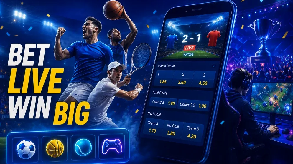 Sportsbook, Live Betting and Esports